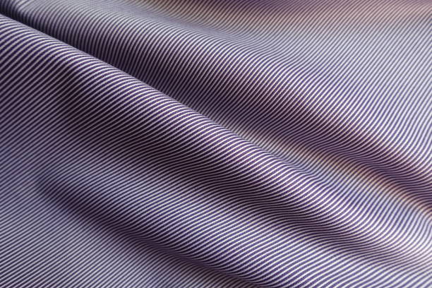 istock Rippled purple and white striped cotton fabric 2184318833