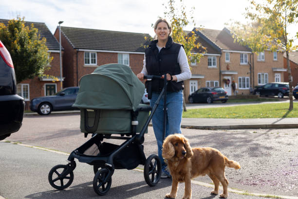 istock New Mother Walking Portrait 2184321084