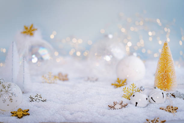 istock Minimalist Festive Christmas background. 2184325846
