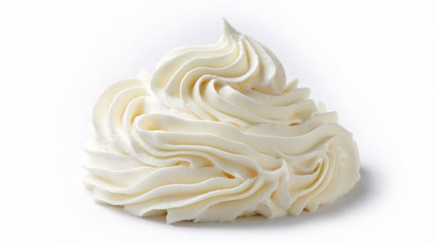 istock Swirl of Whipped Cream Close-Up 2184330147