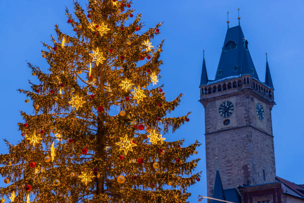 istock Old Town Square at Christmas time, Prague, Czech Republic 2184331539