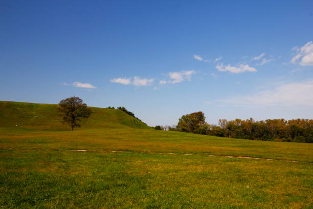 Monks Mound, Cahokia Mounds State Historic Site, Collinsville, Illinois