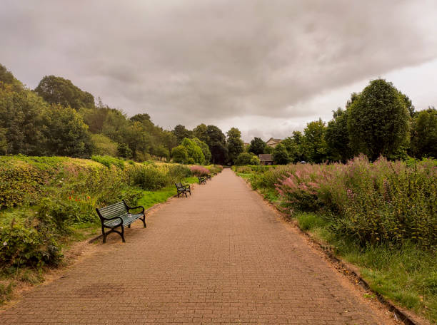 public park of glasgow scotland england UK