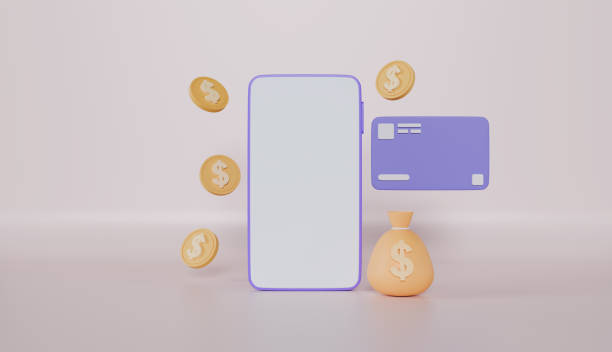 istock Financial transactions on smartphone with Mobile Banking app, technology business concept 2184339275