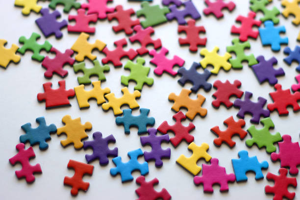 istock Colorful Jigsaw Puzzle Pieces 2184339807