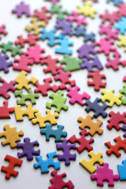istock Colorful Jigsaw Puzzle Pieces 2184339808
