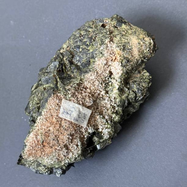 istock From a mineral collection, Epidot 2184348838