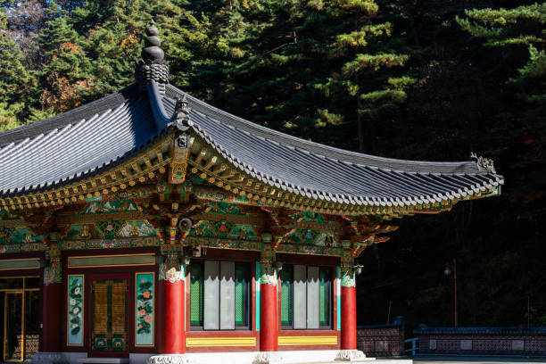 istock exterior of the Buddhist temple building 2184351310