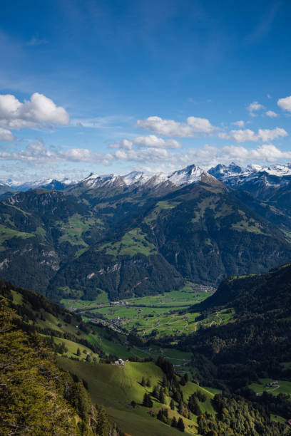 istock Scenic Swiss Alps Panorama from Stanserhorn Summit 2184355038