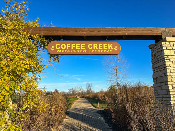 istock Coffee Creek Watershed Preserve entrance 2184356501