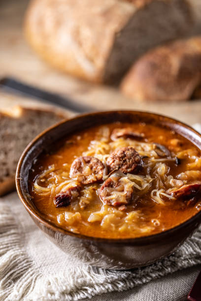 istock Christmas cabbage soup, a traditional Eastern European Christmas dish. 2184357903