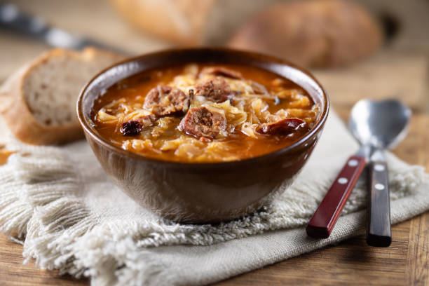 istock Christmas cabbage soup, a traditional Eastern European Christmas dish. 2184357955