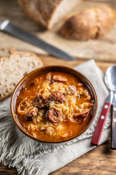 istock Christmas cabbage soup, a traditional Eastern European Christmas dish. 2184357956