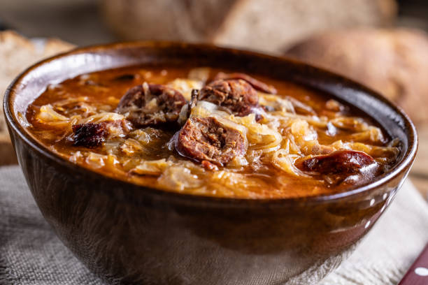 istock Christmas cabbage soup, a traditional Eastern European Christmas dish. 2184358064