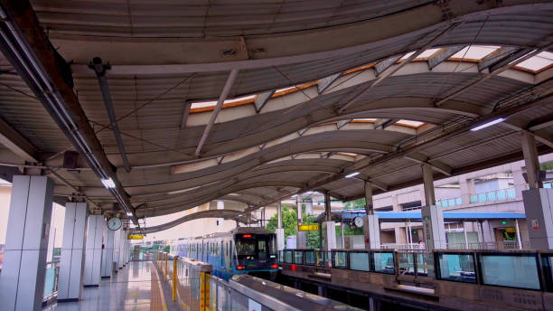 istock Light Rail Station Platforms,Chongqing, China, Asia.Chungking. 2184361538