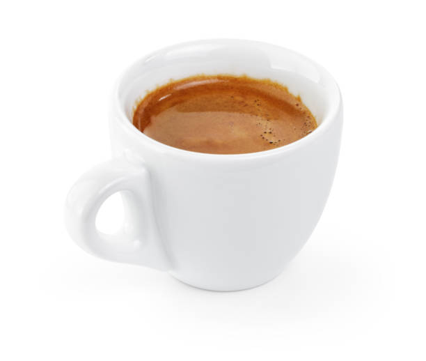 istock simple cup of double espresso in the cup 2184362680