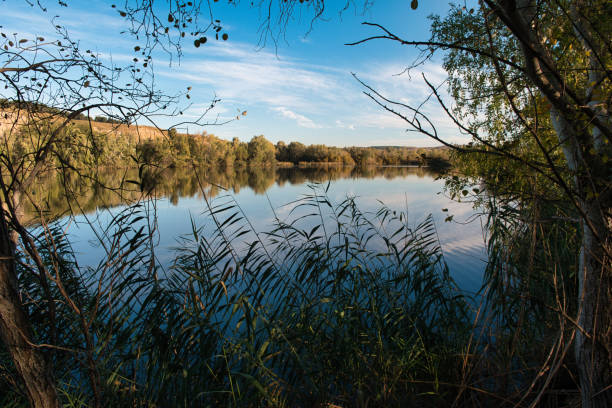 landscape view of a natural park in spain near madrid