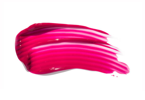 istock Cosmetic product fuchsia magenta colored lip gloss or liquid lipstick sample 2184366255
