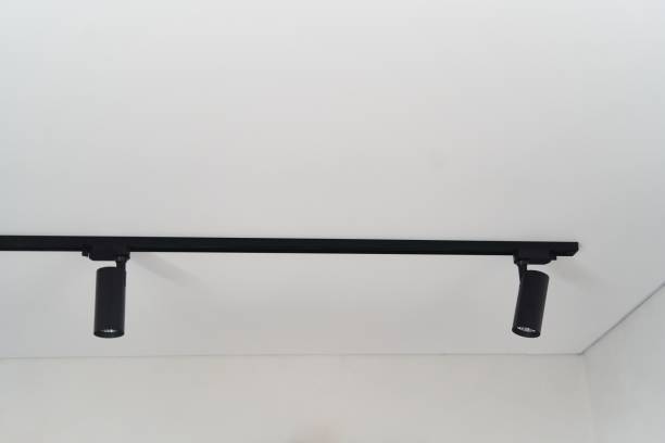 istock Modern LED black track lights in the interior 2184366797