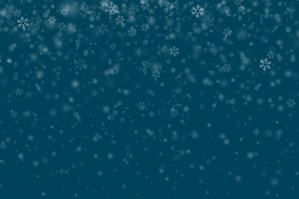 istock Snowflake illustrations. Winter background for Christmas or New Year. Snow falling. Snow, snowflakes, vector images, backgrounds. 2184368472