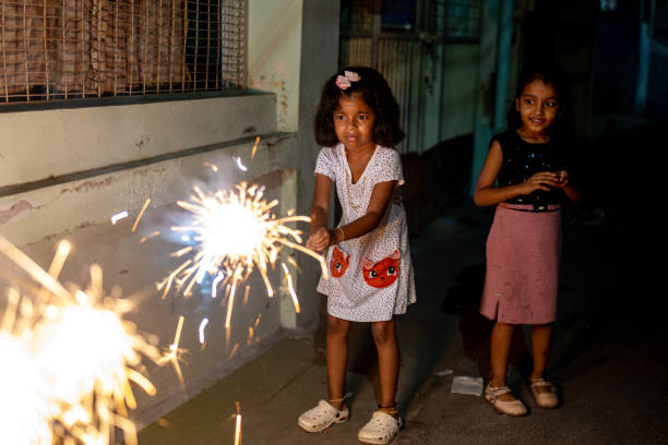 istock Diwali Sparkler Fun 2184378669