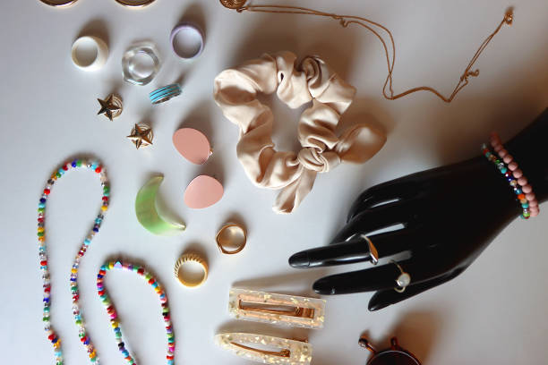 istock Hand Figurine, Various Jewelry And Accessories 2184379393