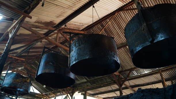 istock old drums in home industry 2184380623