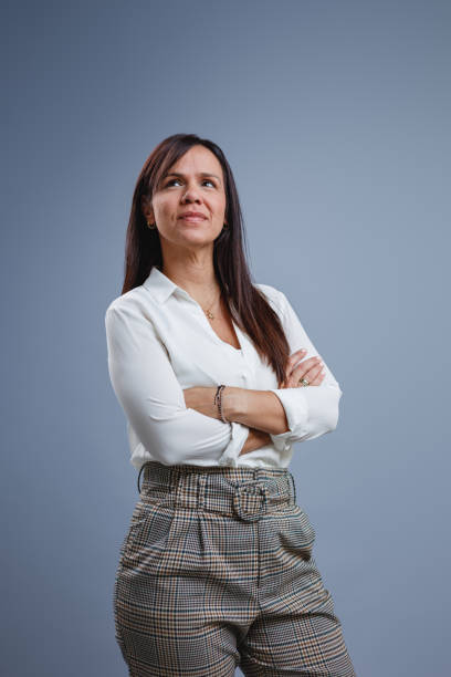 istock Portrait of Hispanic Business Professional in Studio 2184380668
