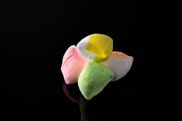 Turkey's traditional Konya or Mevlana candy on black  background
