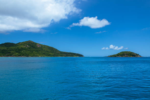 Entering Baie Ste Anne At Praslin Island, Seychelles