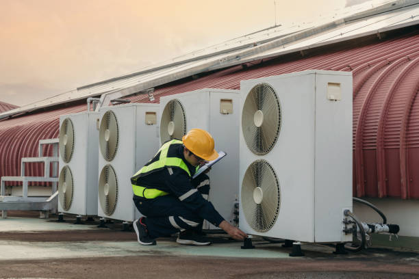 istock Engineers is checking the air conditioning cooling system of a major building or industrial facility. 2184394479