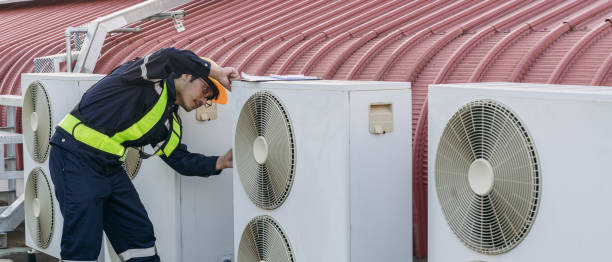 istock Engineers is checking the air conditioning cooling system of a major building or industrial facility. 2184394533