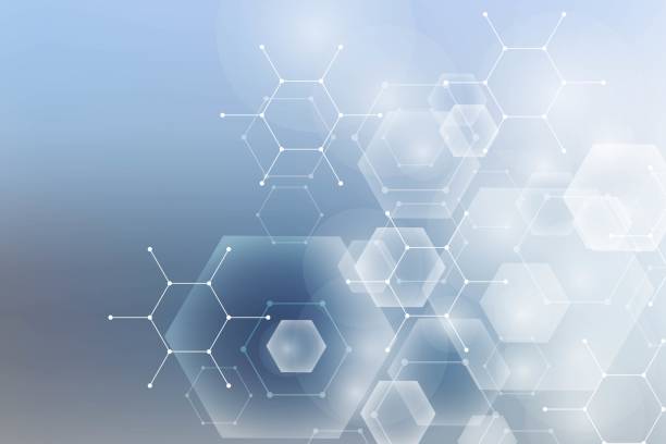 istock Modern health care abstract background with lines, dots and hexagons. Medical innovation banner template concept. Vector illustration. 2184398159