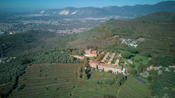 istock Eremo Camaldoli, Vesuvius from drone 2184399841