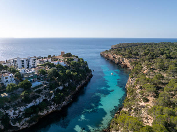 istock Motorboat in Majorca beautiful beach 2184402666
