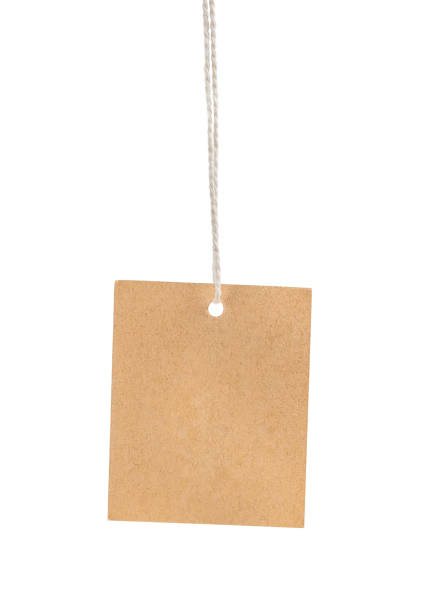 istock brown label on white rope isolated on white background 2184402900