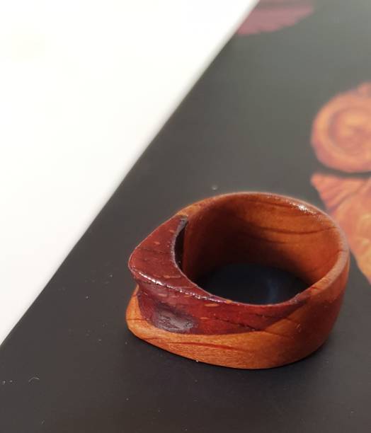 wooden box with jewelry