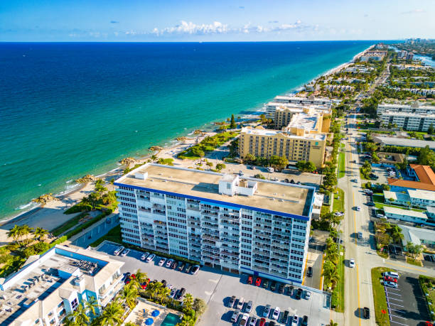 istock Aerial photo Deerfield Beach Florida coastline 2184406190