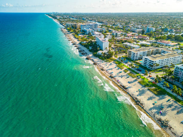 istock Aerial photo Deerfield Beach Florida coastline 2184406272