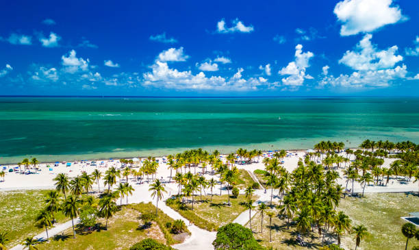 istock Beautiful Crandon Park beach in Key Biscayne in Miami 2184416534