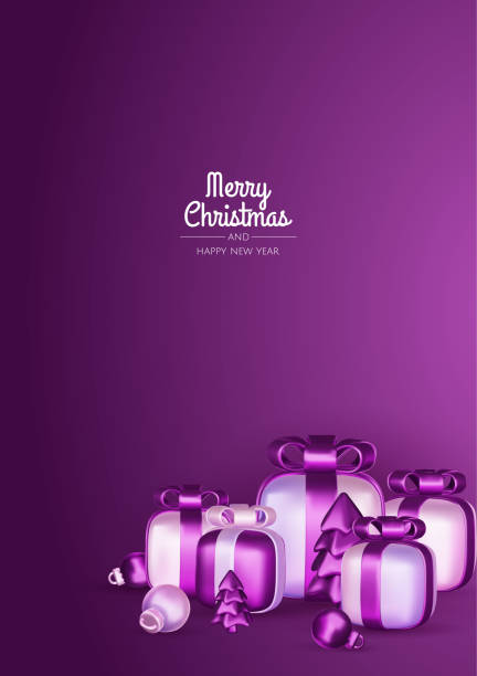 istock Holiday illustration with Christmas gift, snowflake and xmas decorations. New year and christmas greeting card. 3d render vector illustration. 2184418839