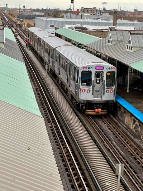 istock Chicago Subway Pink Line 2184429435
