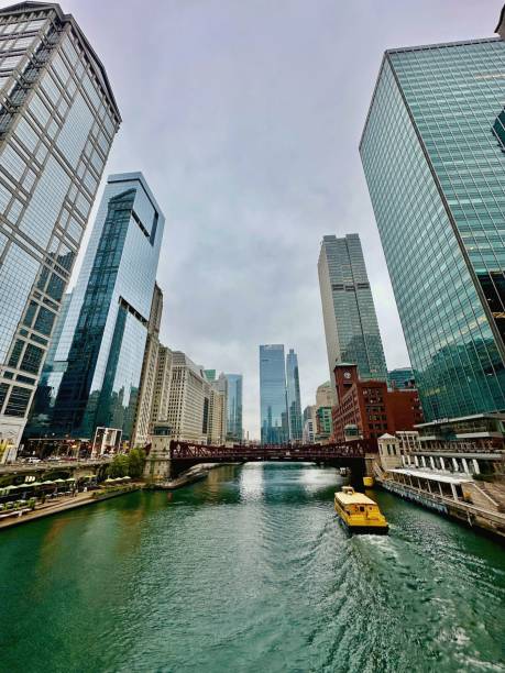 istock Chicago River and buildings around it 2184429491