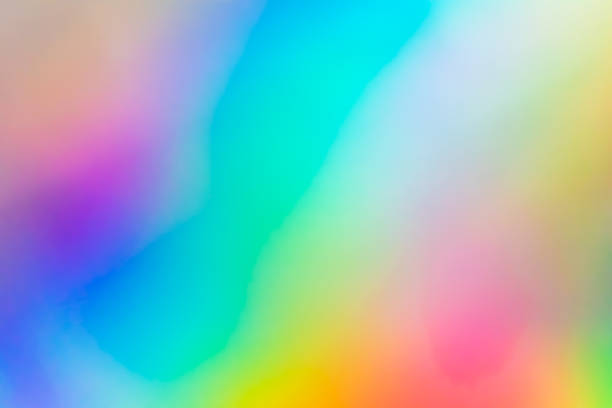 istock Abstract blur holographic rainbow foil iridescent background 2184435280