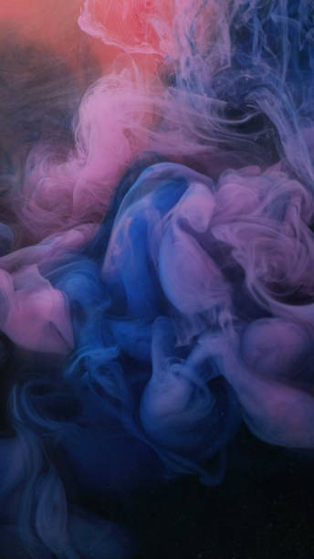 istock Oil painting draw together cosmetic flow blending 2184436504