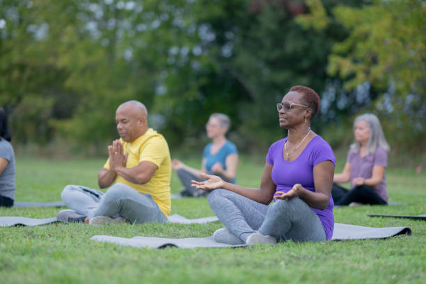 istock Outdoor Adult Meditation 2184436715