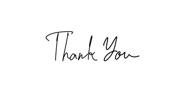 istock Thank you text font black color symbol sign phrase message design greeting word hand written note communication print brush retro vintage thanksgiving style celebration drawing happiness card poster 2184439424