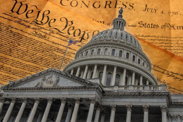 istock United States constitution with the Capitol 2184445901