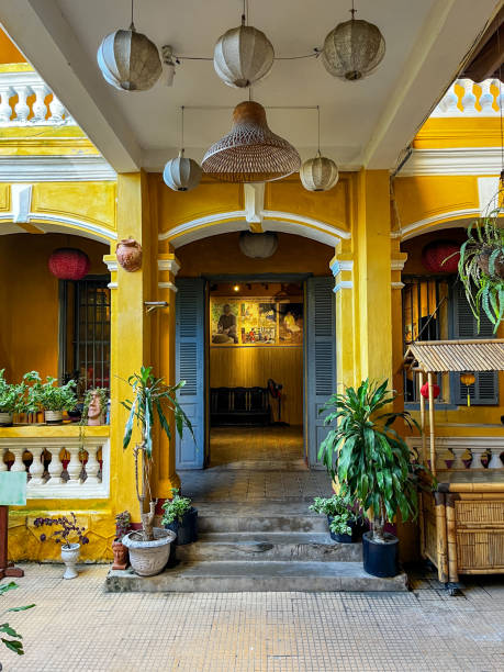 istock Charming Interior Courtyard in Hoi An, Vietnam 2184447695