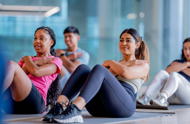 istock Adult Fitness Class 2184456468